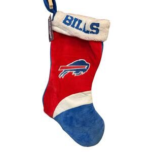 NFL Forever Collectibles Buffalo Bills Embroidered Christmas Stocking New 18”